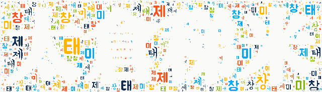 [워드 아트]: 태창제미 (太倉稊米): 나라 곳집의 돌피라는 뜻으로, 큰 곡식창고 안에 있는 쭉정이 피처럼 아주 큰 물건 속에 있는 아주 작은 물건을 이르는 말.-31